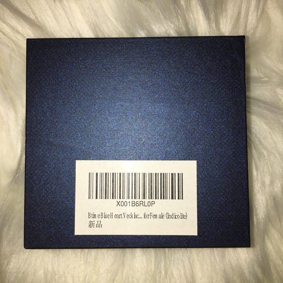 NWT!!! Btime Women's Blue Heart Necklace - Picture 6 of 8